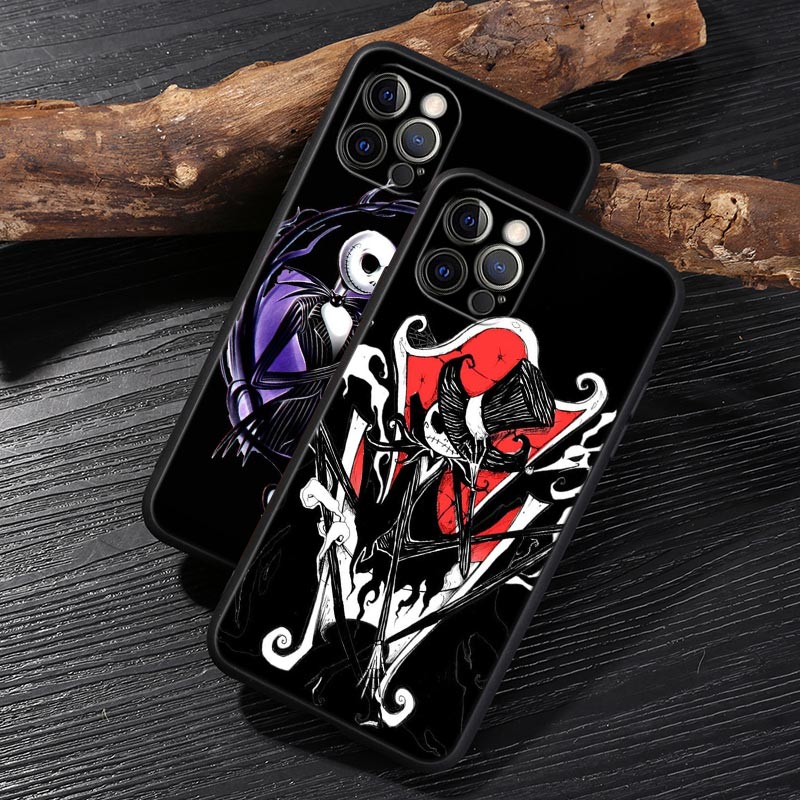 Jack Skellington Black Art Dis - огляд і ціна Phone Cases Bulk