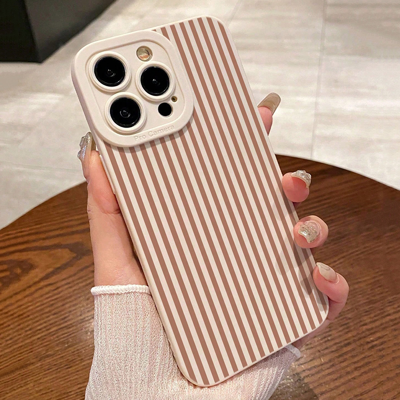 Pink Striped Painted Anti-Drop - огляд і ціна Phone Cases Bulk