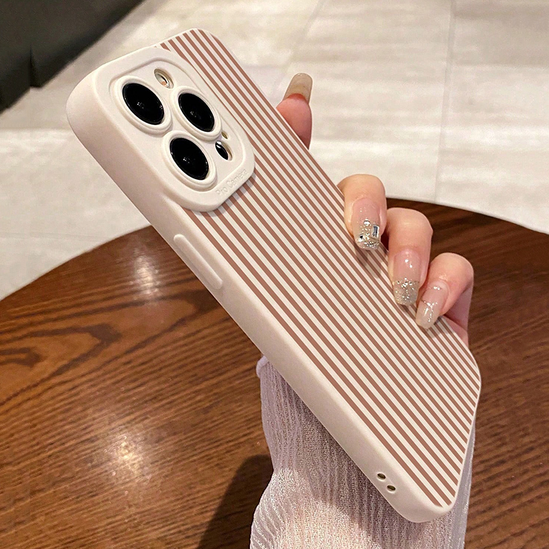 Pink Striped Painted Anti-Drop - огляд і ціна Phone Cases Bulk