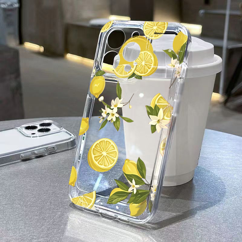 Summer Fruit Lemon Flower Clea - огляд і ціна Phone Cases Clear