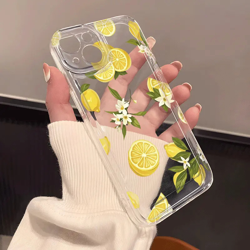 Summer Fruit Lemon Flower Clea - огляд і ціна Phone Cases Clear