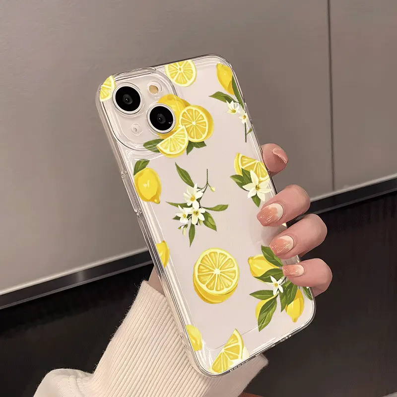 Summer Fruit Lemon Flower Clea - огляд і ціна Phone Cases Clear
