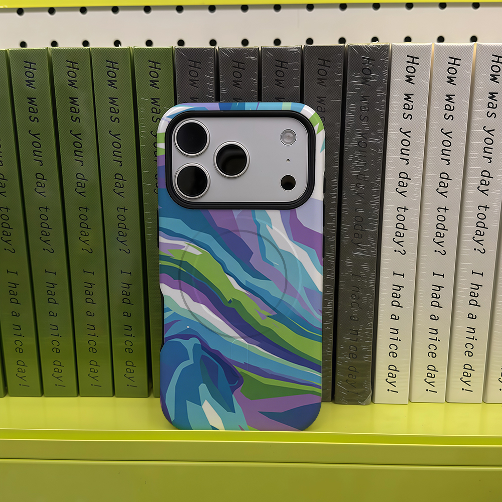 Pastel Abstract Wave Art Phone - огляд і ціна Phone Cases Magnetic