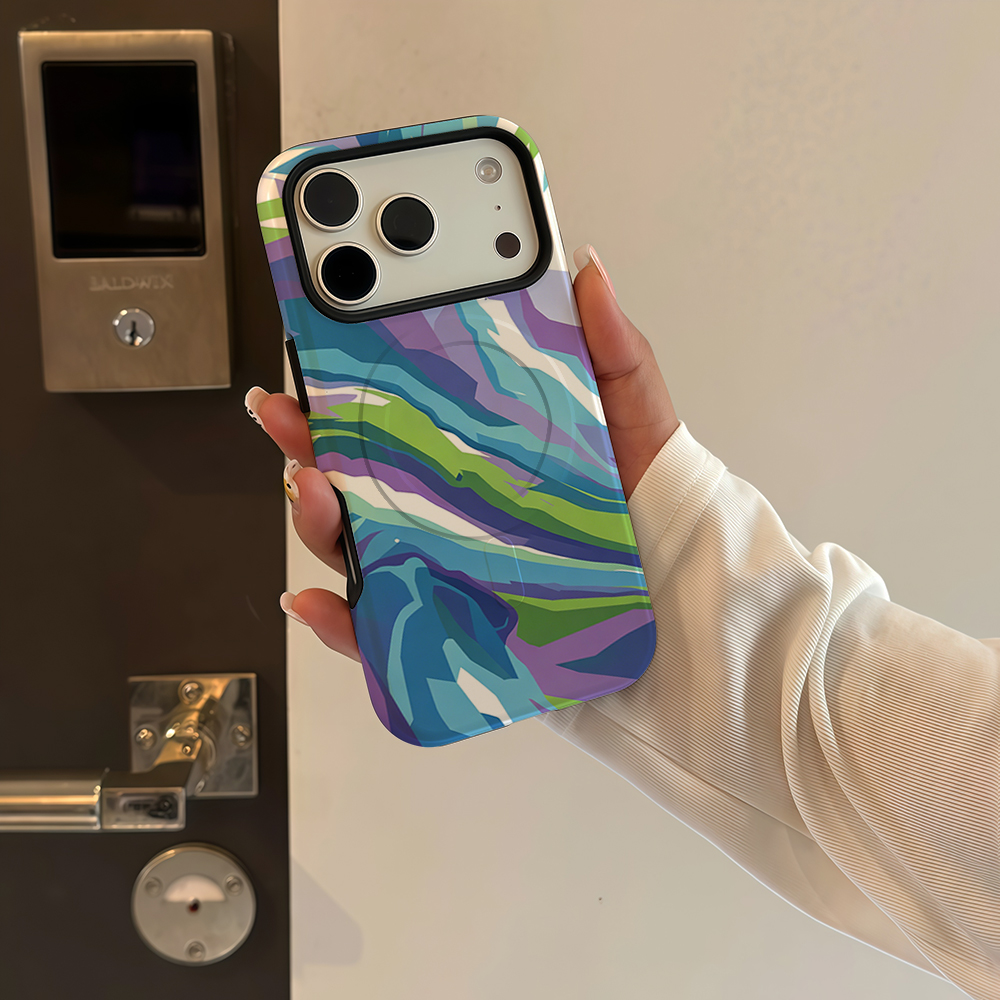 Pastel Abstract Wave Art Phone - огляд і ціна Phone Cases Magnetic